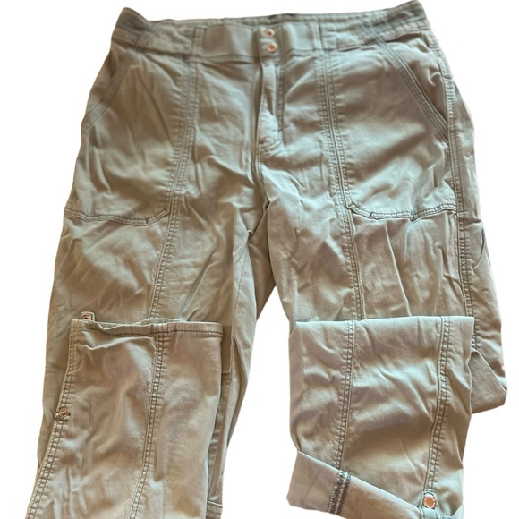 WHBM Mid-Rise Pret-A-Pedi Crop Pants Sz 8 - Picture 3 of 15